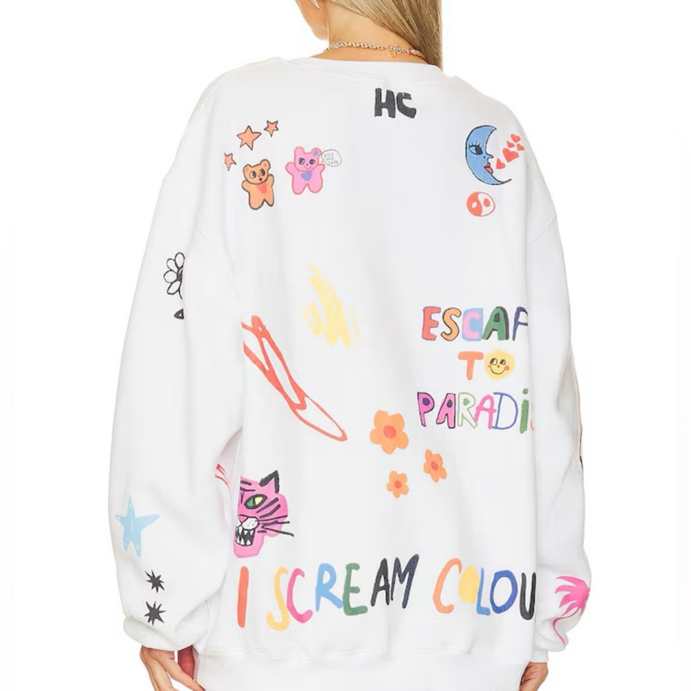 The Mayfair Group Somebody Loves You Graphics Crewneck Sweatshirt - Picture 5 of 14